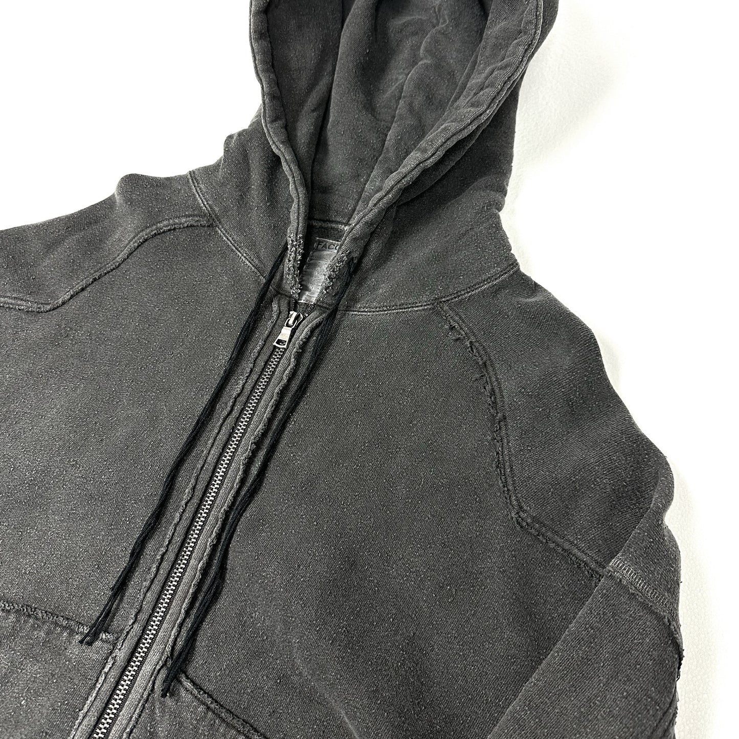 F24W02004 VINTAGE PROCESSING ZIPUP HOODIE