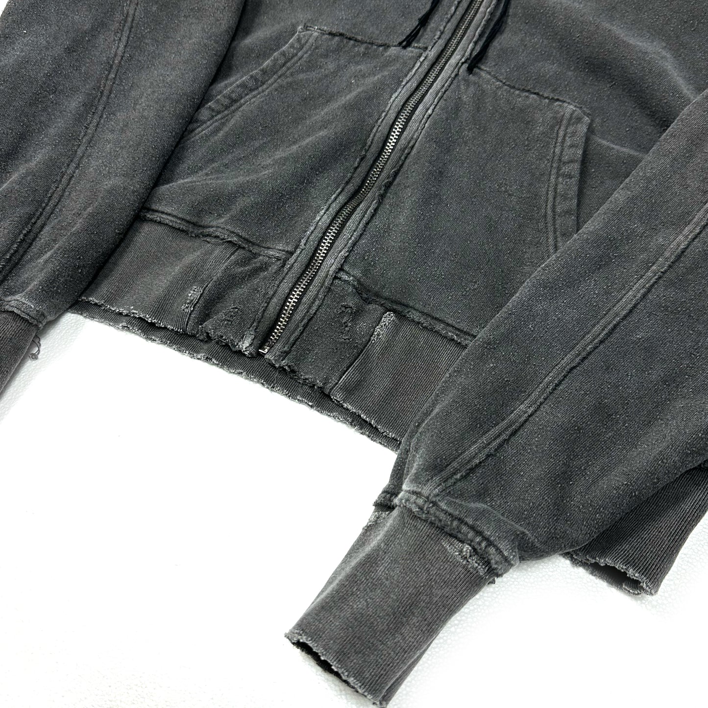 F24W02004 VINTAGE PROCESSING ZIPUP HOODIE