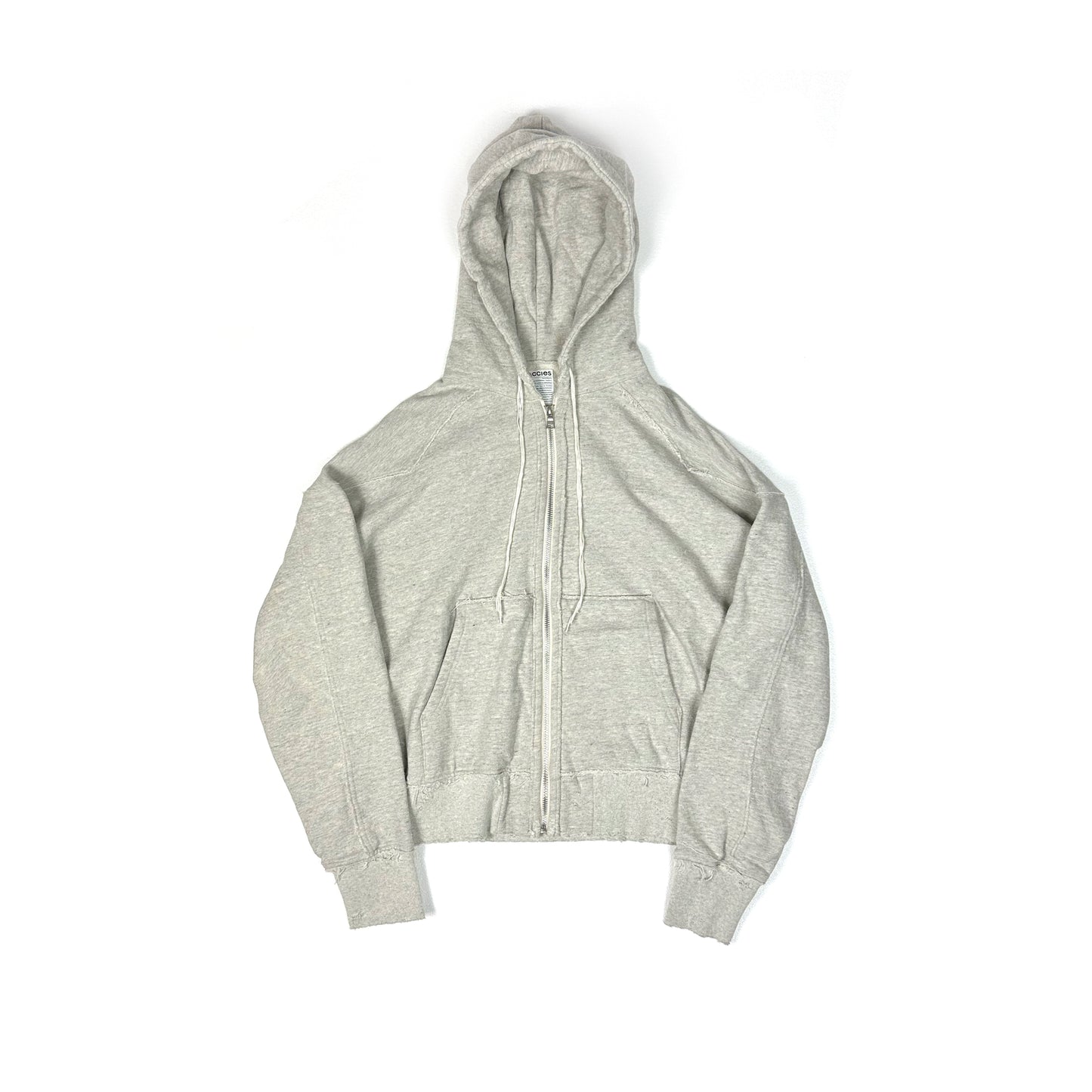 F24W02004 VINTAGE PROCESSING ZIPUP HOODIE