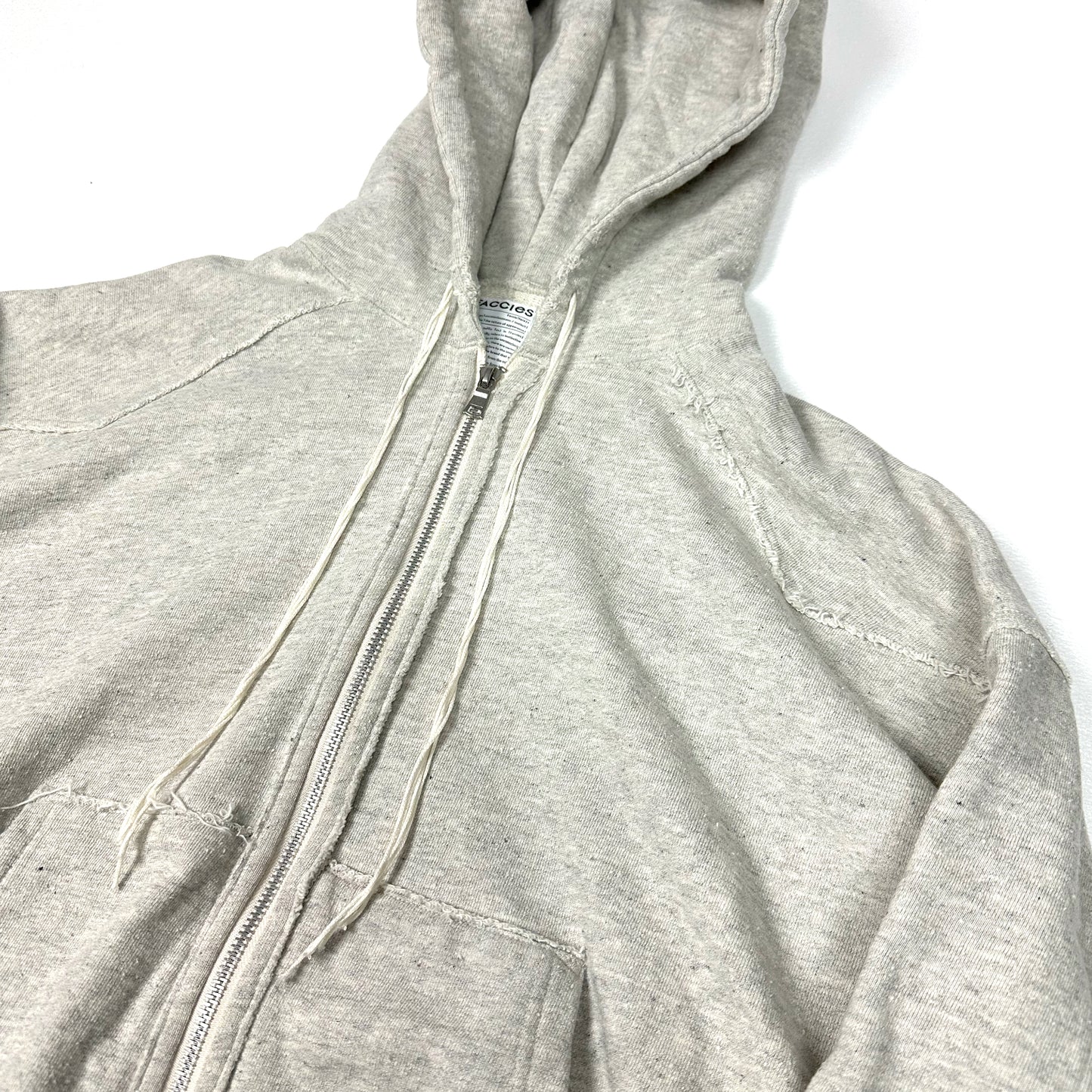 F24W02004 VINTAGE PROCESSING ZIPUP HOODIE