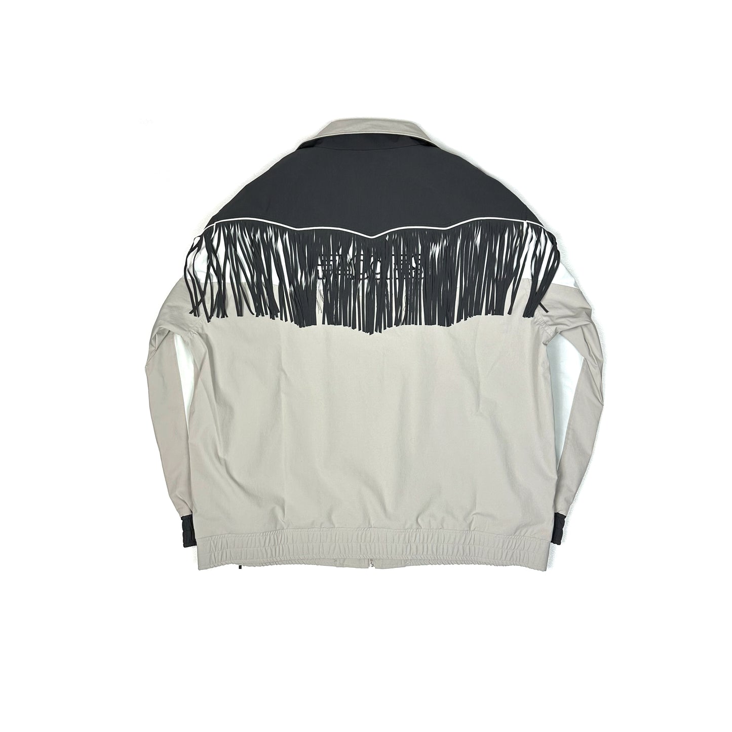 F24W03007 NYLON WESTERN FRINGE BLOUSON