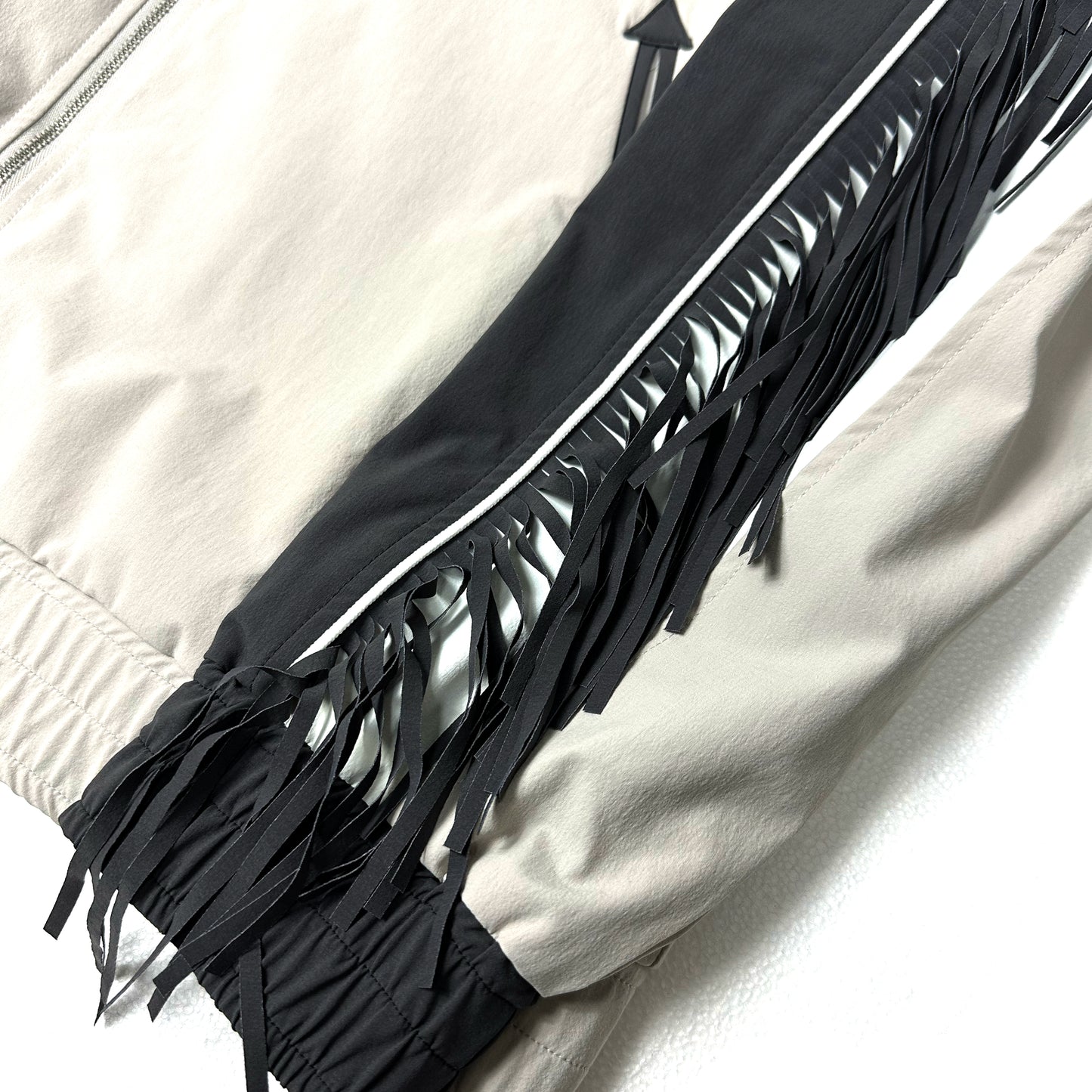F24W03007 NYLON WESTERN FRINGE BLOUSON