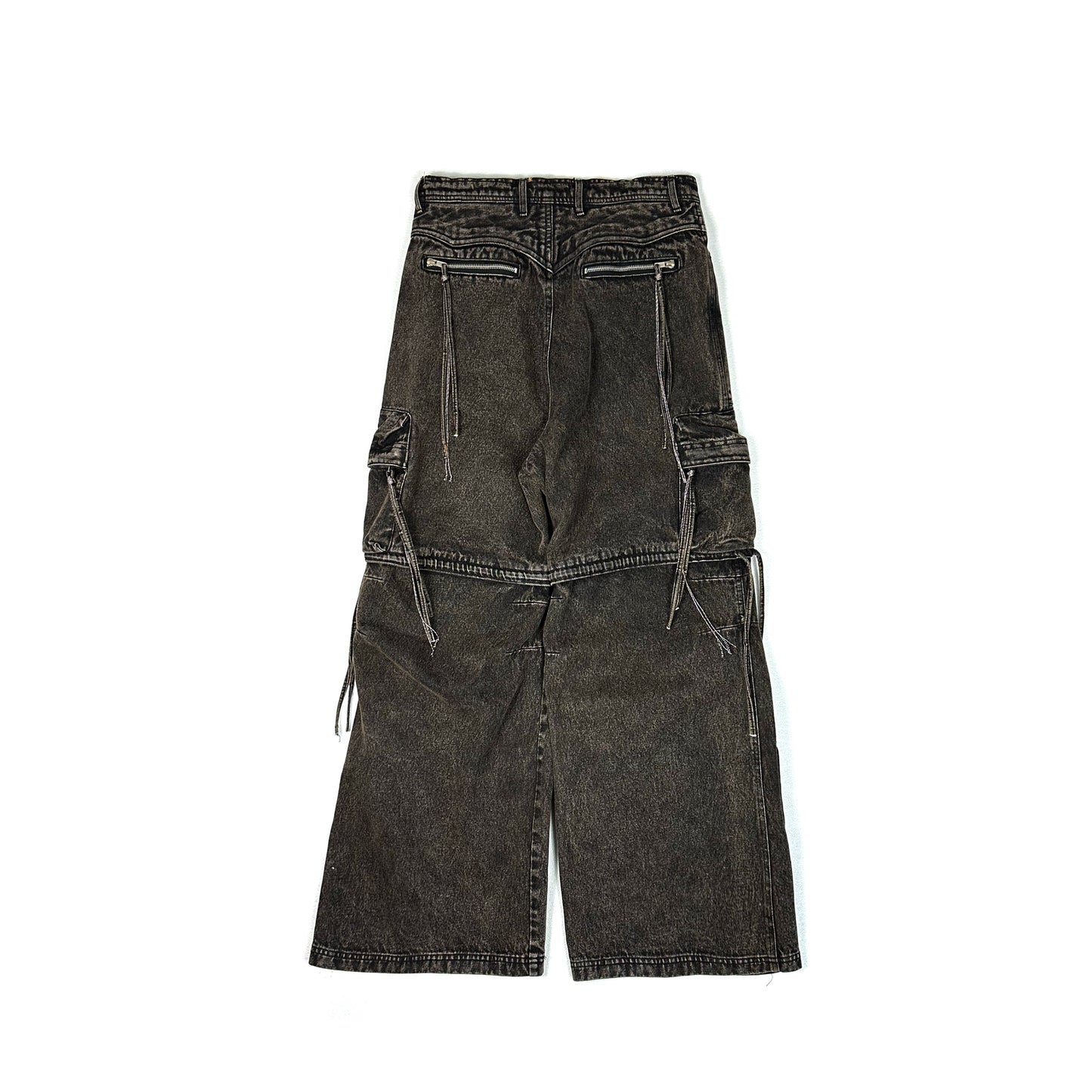 F24W03009 MULTI-POCKET DENIM CARGO