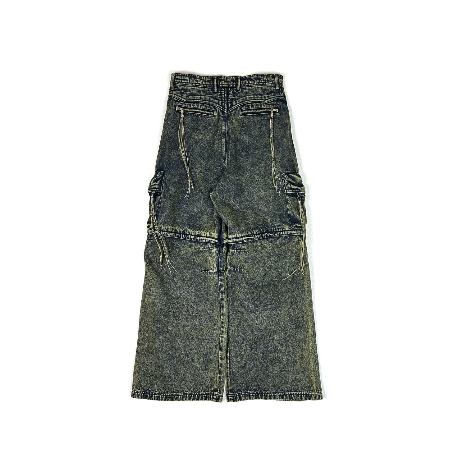 F24W03009 MULTI-POCKET DENIM CARGO