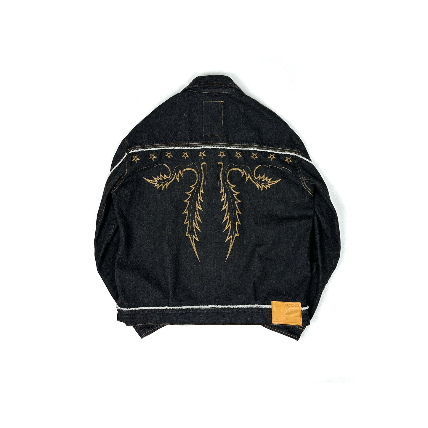 F24W03011-1 WESTERN DENIM BLOUSON (EMBROIDERY)