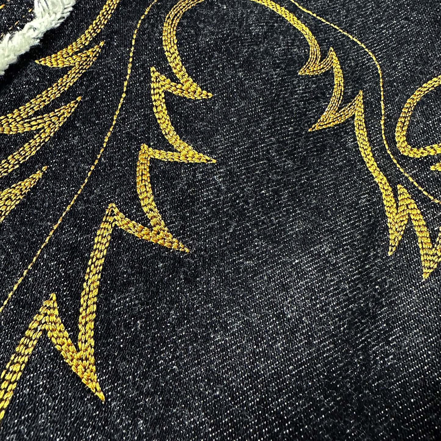 F24W03011-1 WESTERN DENIM BLOUSON (EMBROIDERY)