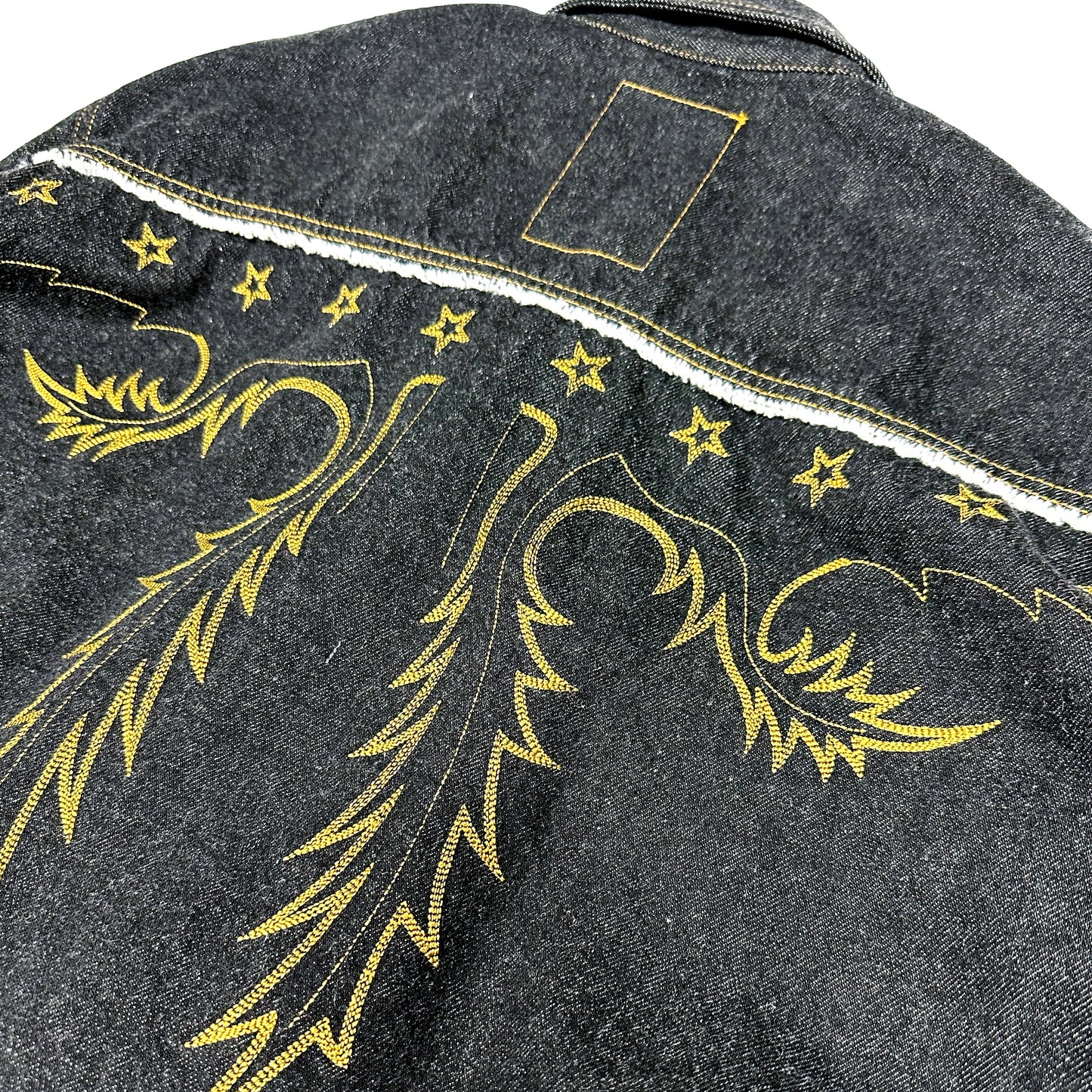 F24W03011-1 WESTERN DENIM BLOUSON (EMBROIDERY)