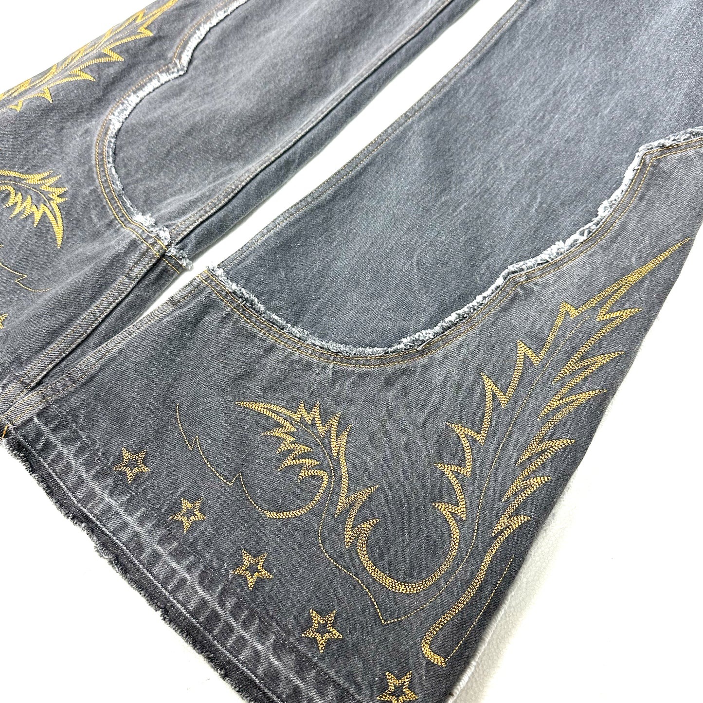 F24W03012-1 WESTERN DENIM PANTS (EMBROIDERY)