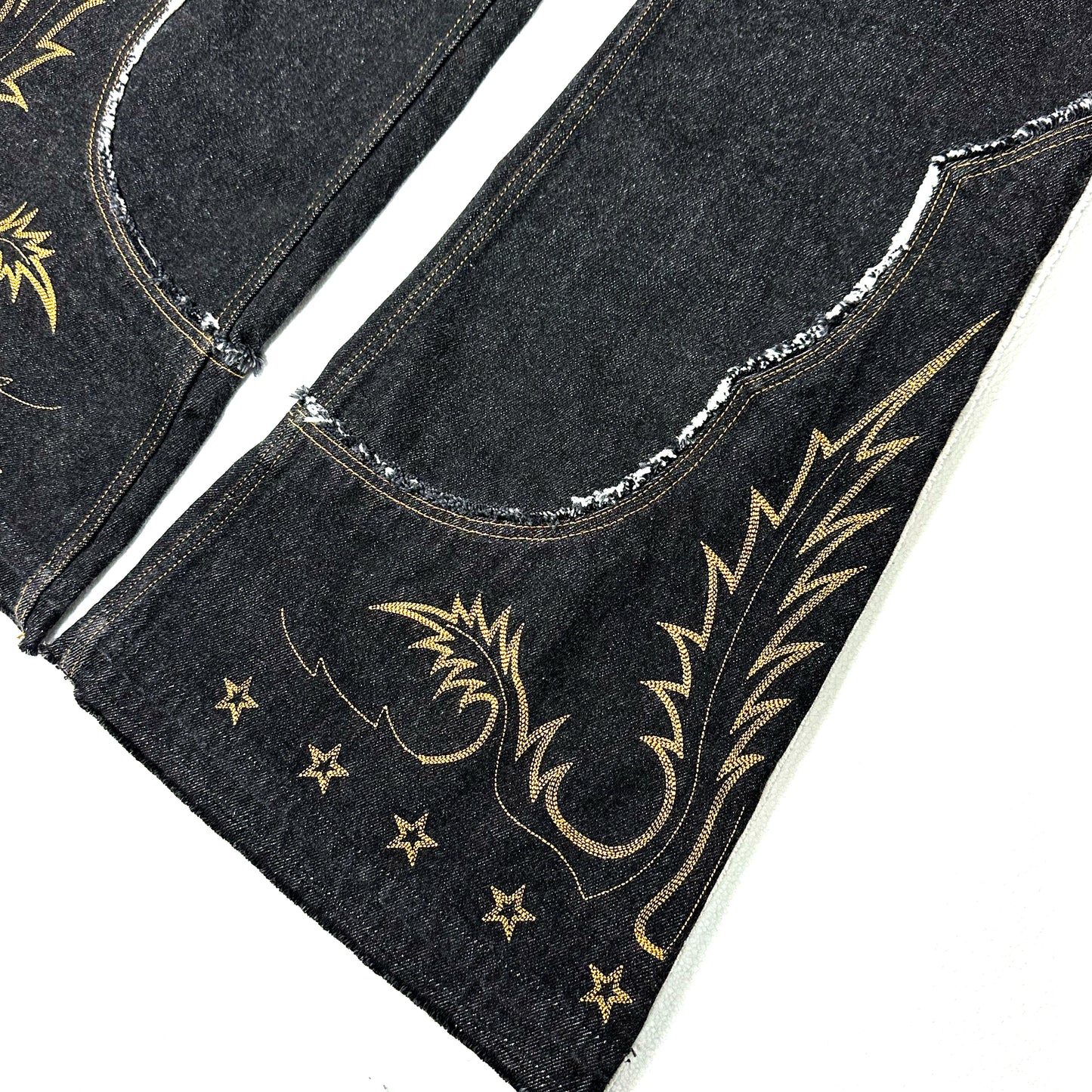 F24W03012-1 WESTERN DENIM PANTS (EMBROIDERY)
