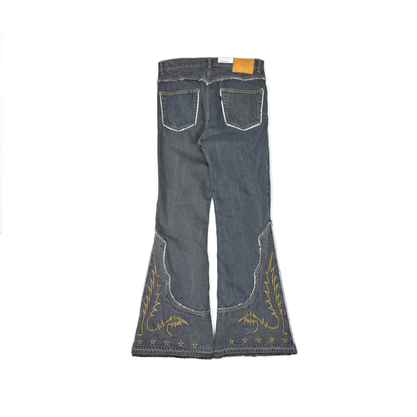 F24W03012-1 WESTERN DENIM PANTS (EMBROIDERY)