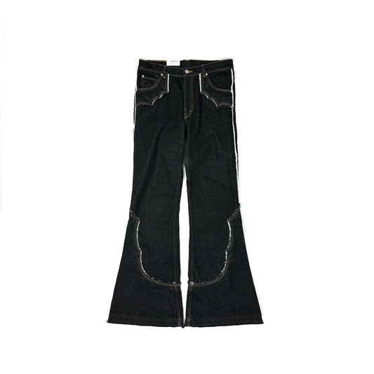 F24W03012-2 WESTERN DENIM PANTS