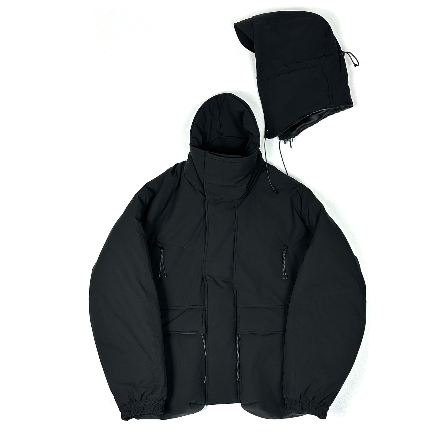F24W03013 LIGHTWEIGHT FILLED HOODIE BLOUSON