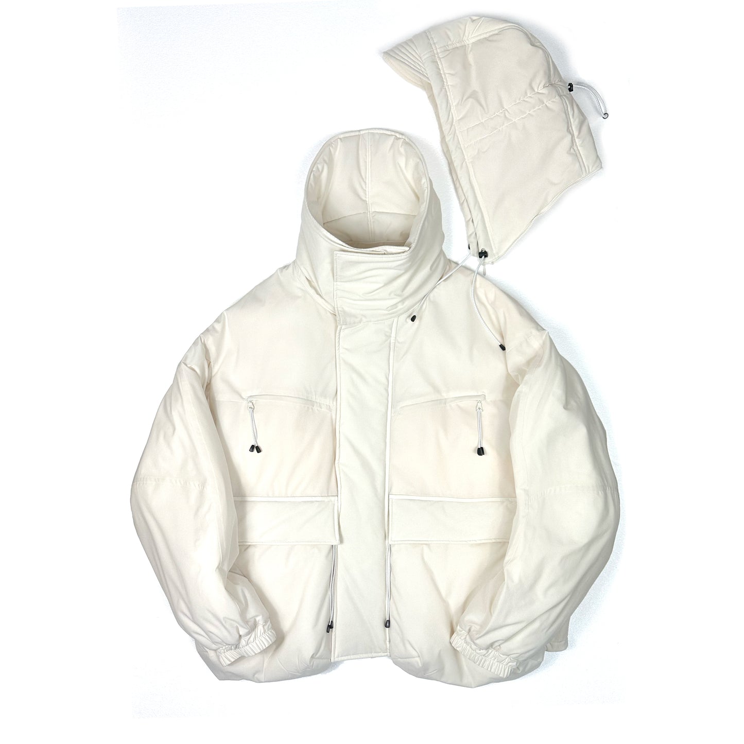F24W03013 LIGHTWEIGHT FILLED HOODIE BLOUSON