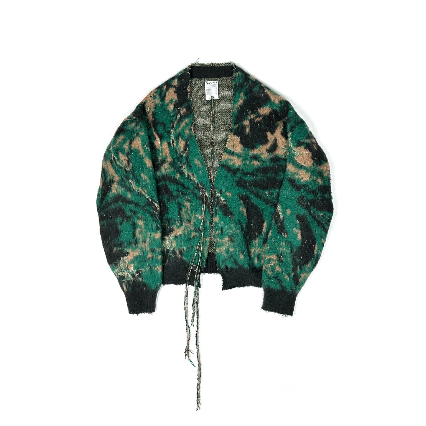 F24W07001 MARBLE PT SHAGGY CARDIGAN