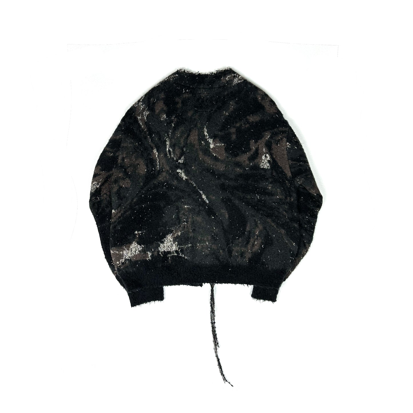 F24W07001 MARBLE PT SHAGGY CARDIGAN