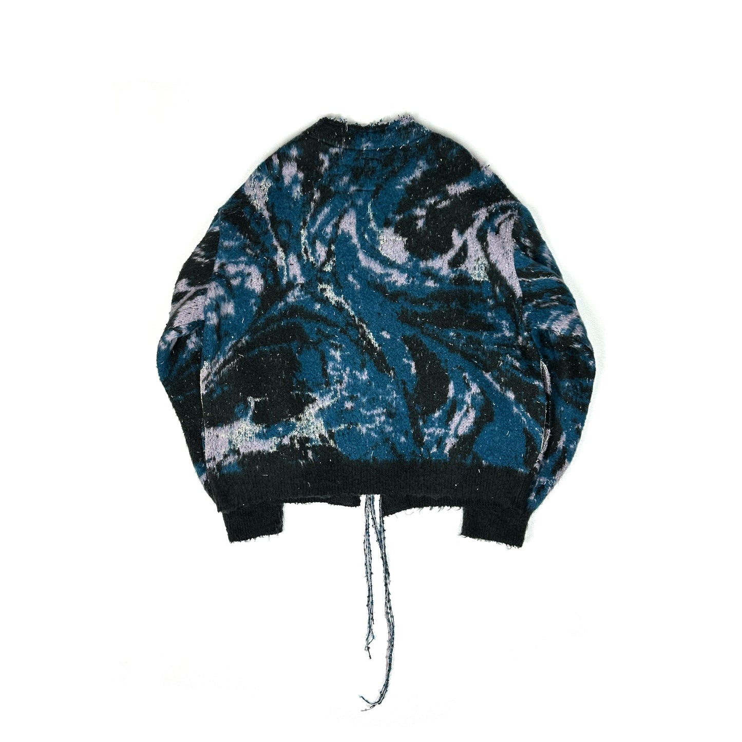F24W07001 MARBLE PT SHAGGY CARDIGAN