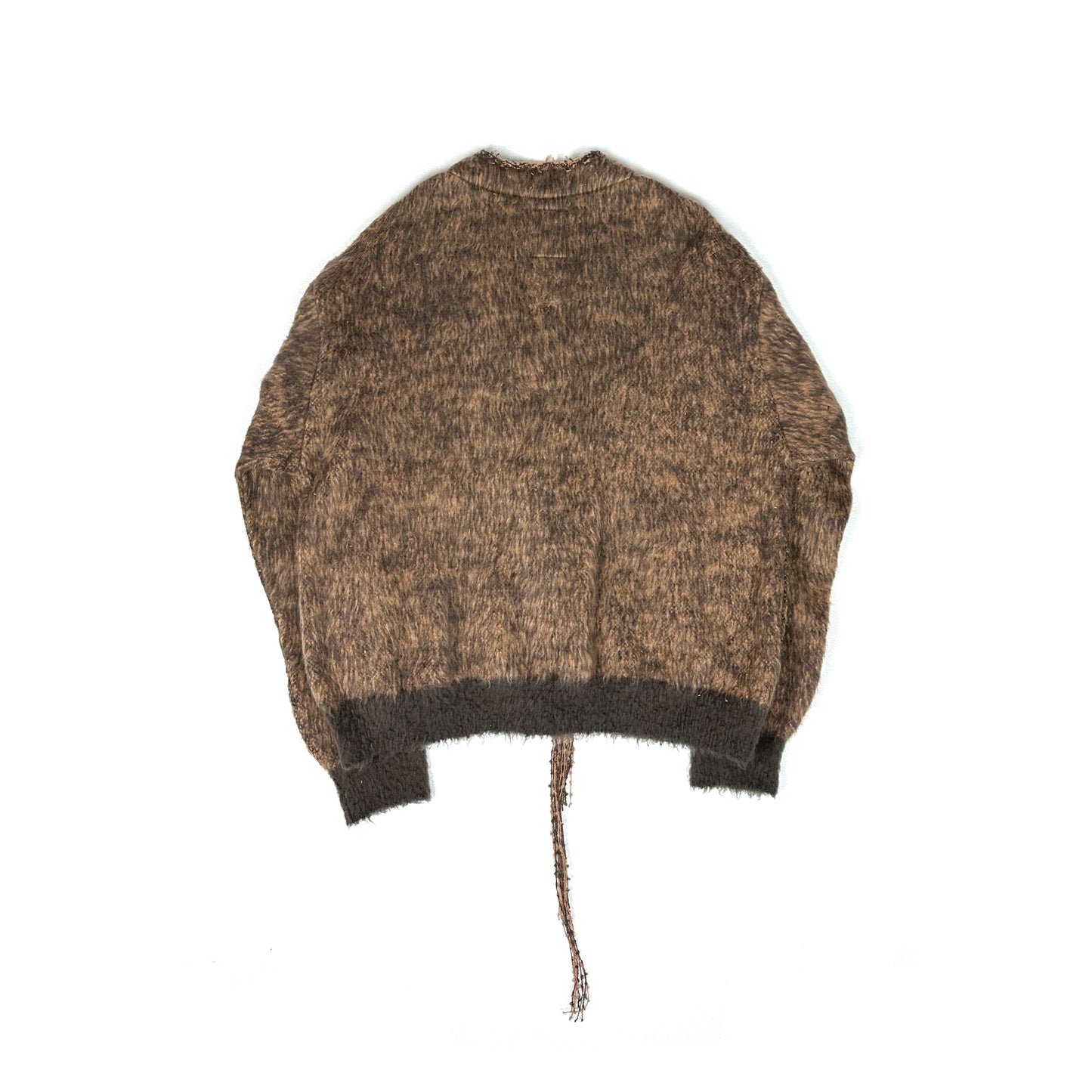 F24W07002 MIX COLOR SHAGGY CARDIGAN