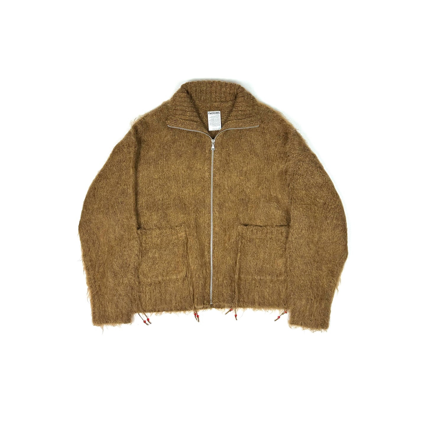 F24W07005 SHAGGY DRIVERS KNIT JACKET
