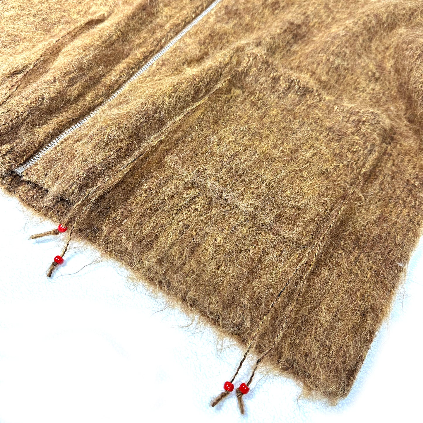 F24W07005 SHAGGY DRIVERS KNIT JACKET