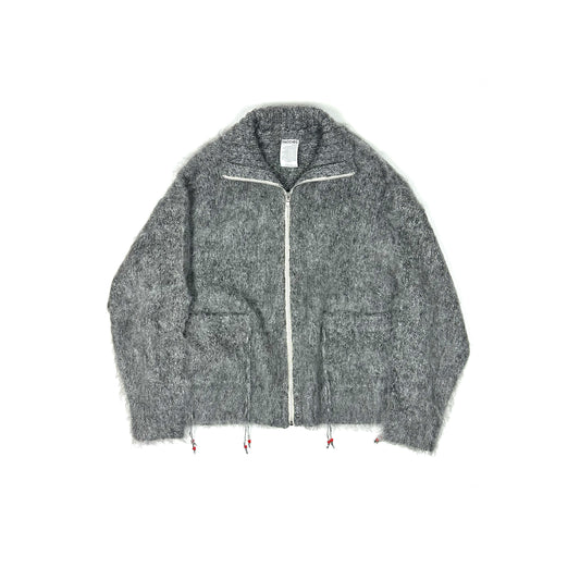 F24W07005 SHAGGY DRIVERS KNIT JACKET