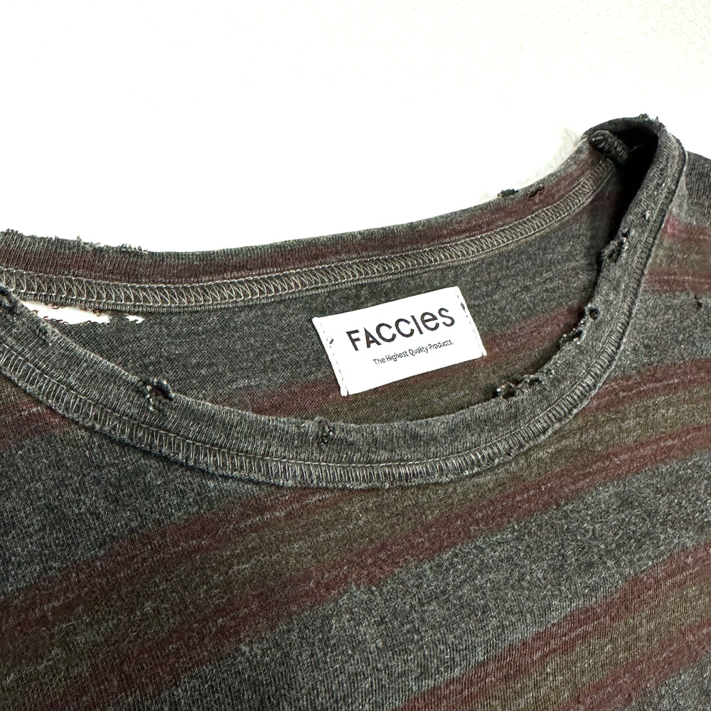 F25S02002-2 Vintage Border Detachable sleeves LS (Damage)