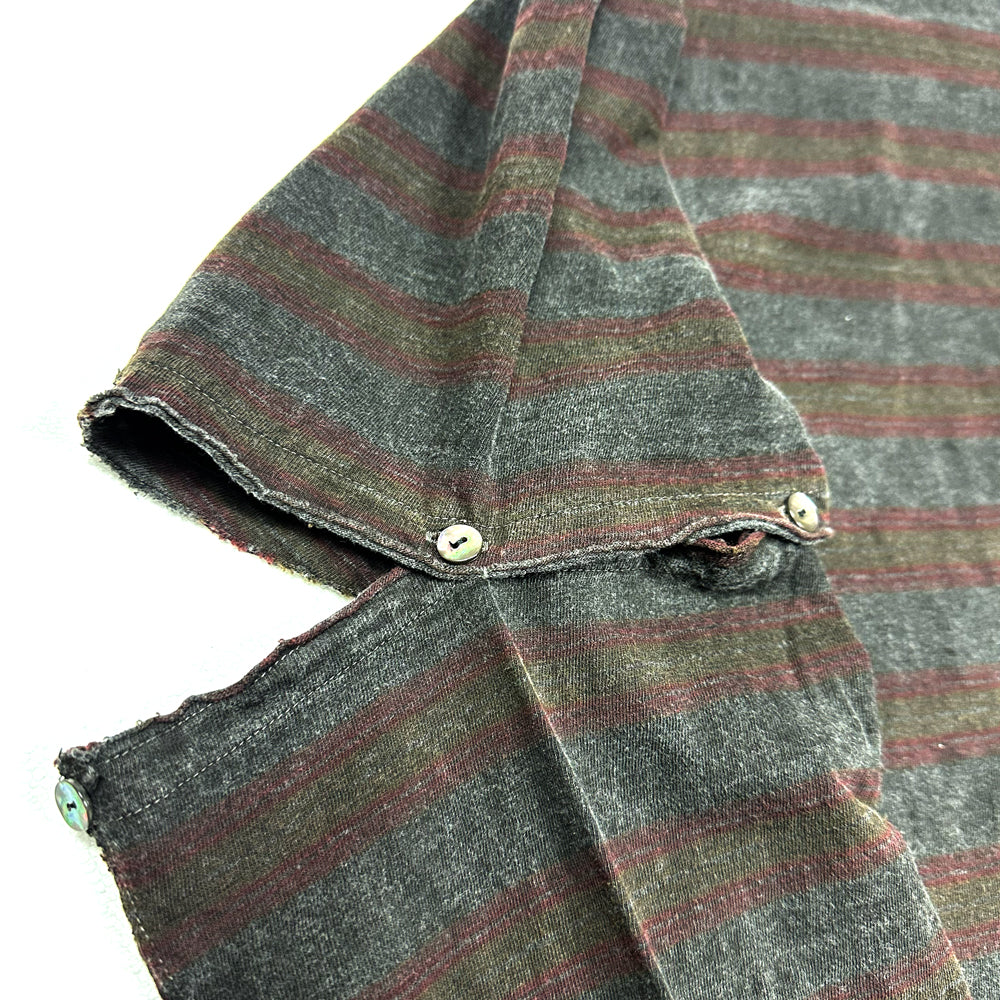 F25S02002-1 Vintage Border Detachable sleeves LS