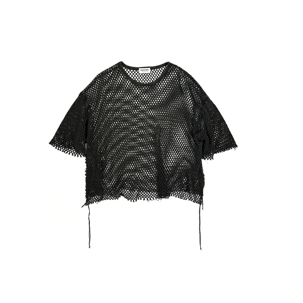 F25S02004 Skeleton Mesh Tee