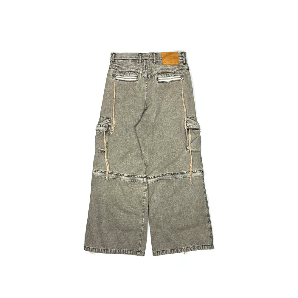 F25S03001 Multi-Pocket Denim Cargo PT