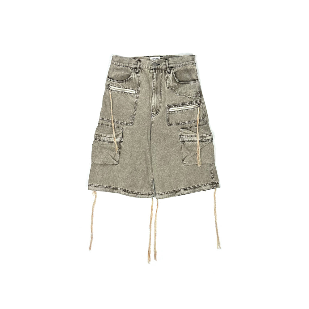 F25S03001 Multi-Pocket Denim Cargo PT