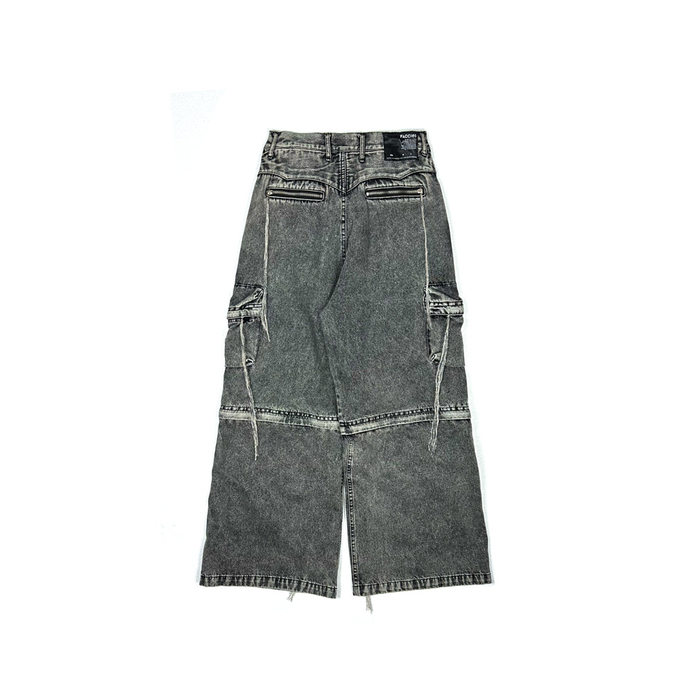 F25S03001 Multi-Pocket Denim Cargo PT