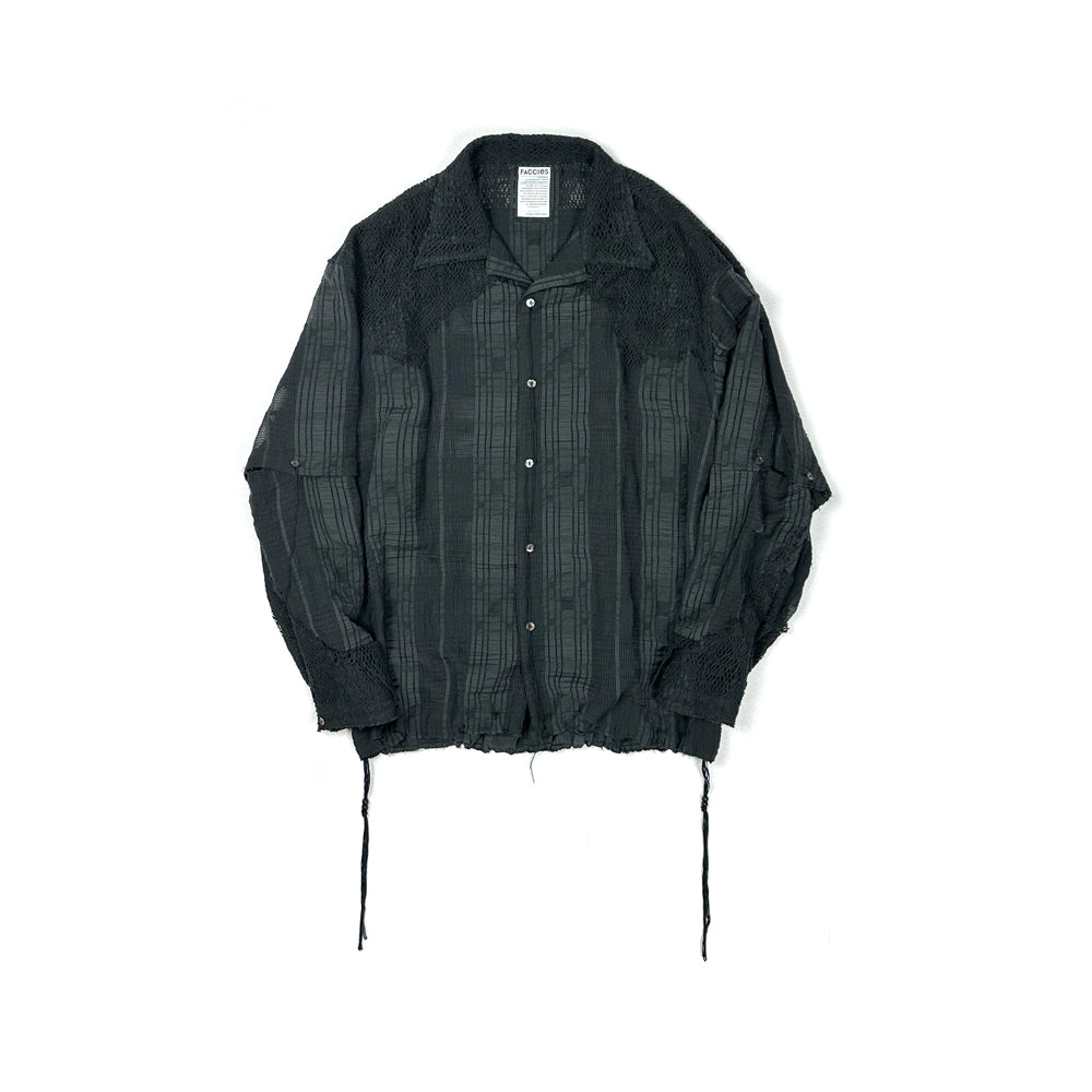 F25S03005 Mesh Western Detachable sleeves SH