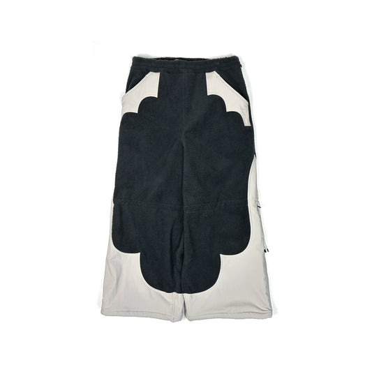 F24W03002　FLEECE 3WAY SUPER WIDE PANTS
