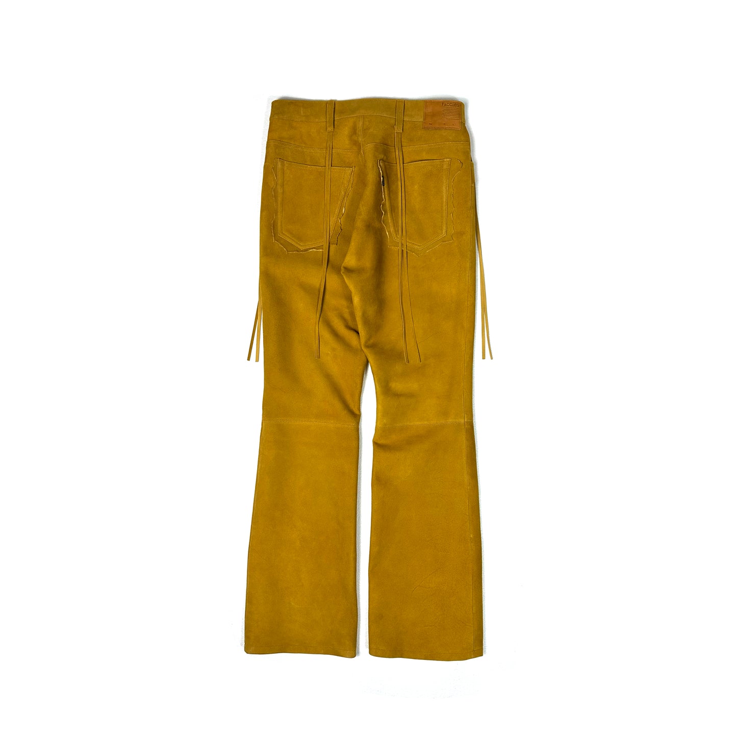 F24W03004　SUEDE FLARE PANTS