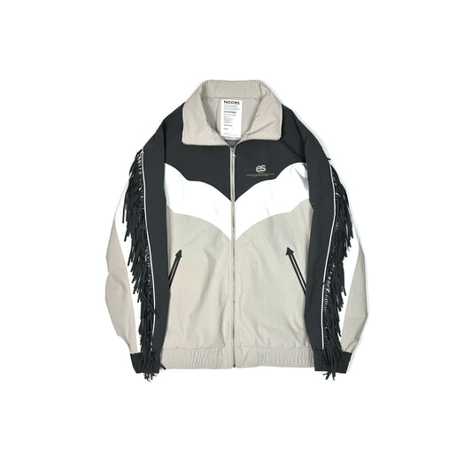 F24W03007　NYLON WESTERN FRINGE BLOUSON