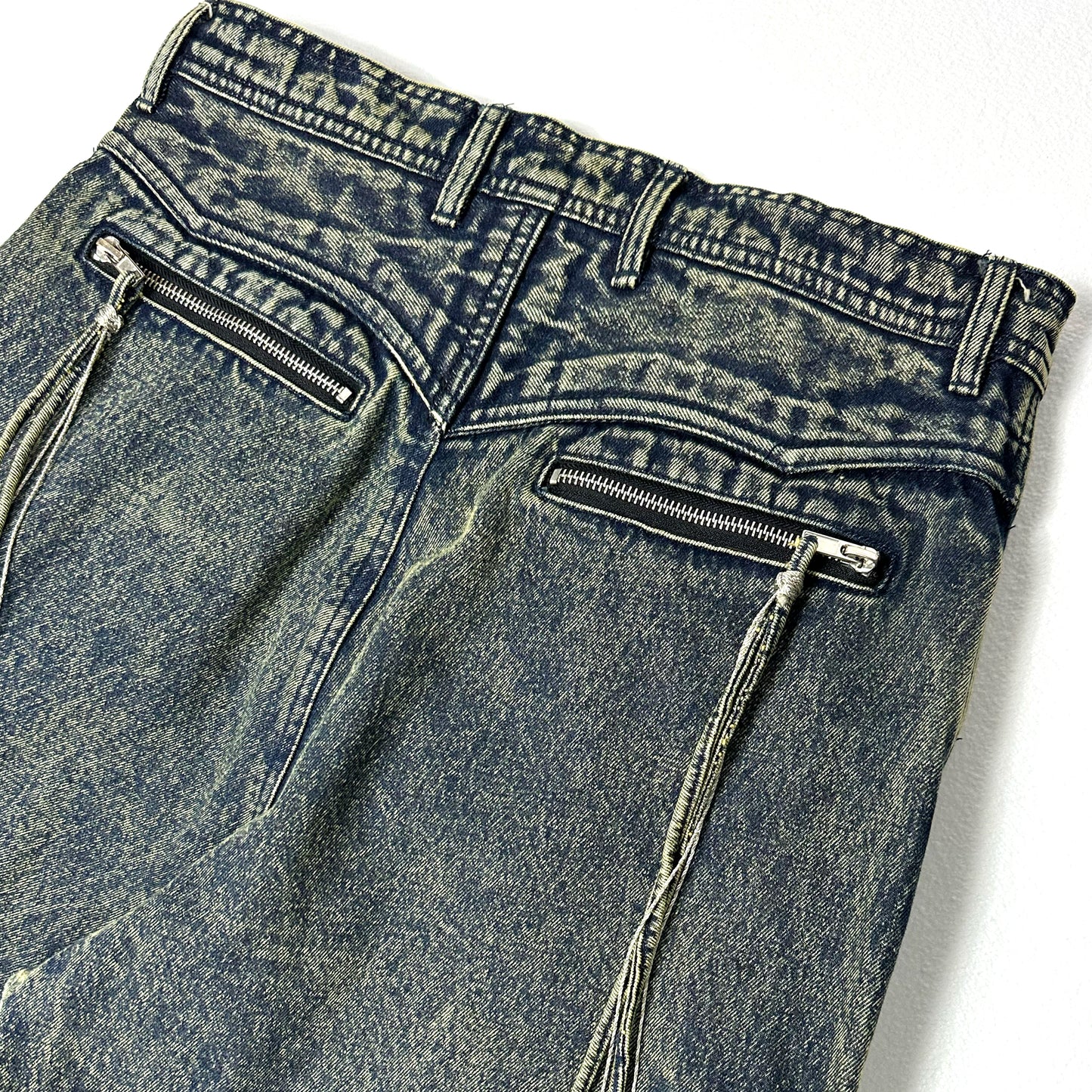 F24W03009　MULTI-POCKET DENIM CARGO