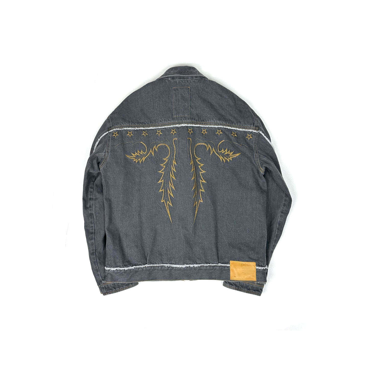 F24W03011-1　WESTERN DENIM BLOUSON (EMBROIDERY)