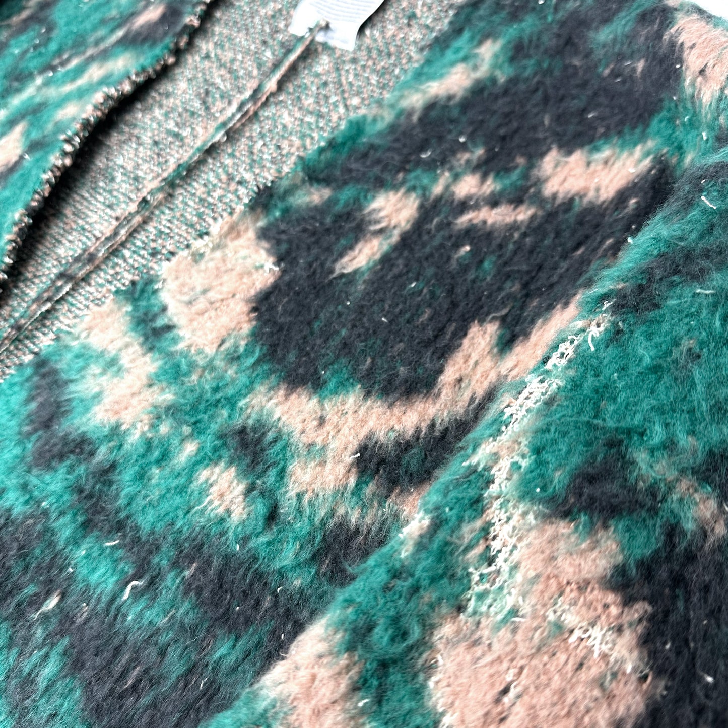 F24W07001　MARBLE PT SHAGGY CARDIGAN