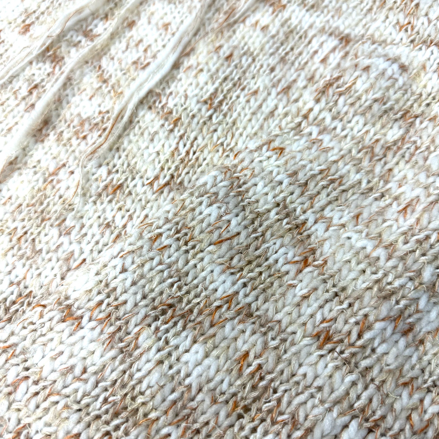 F24W07003　ROVING SLAB MIX KNIT