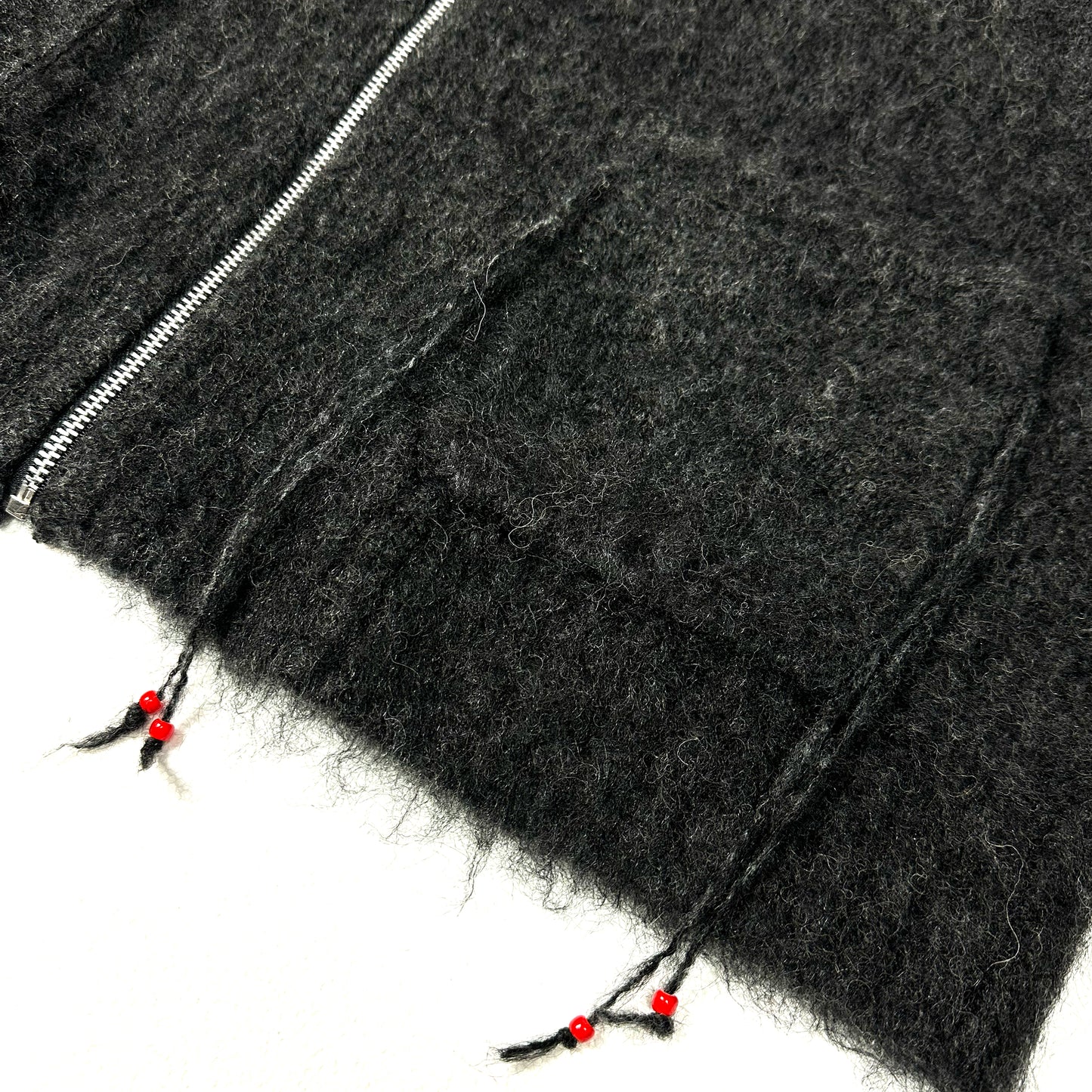 F24W07005　SHAGGY DRIVERS KNIT JACKET