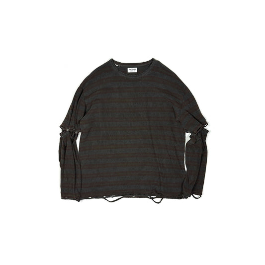 F25S02002-2　Vintage Border Detachable sleeves LS (Damage)