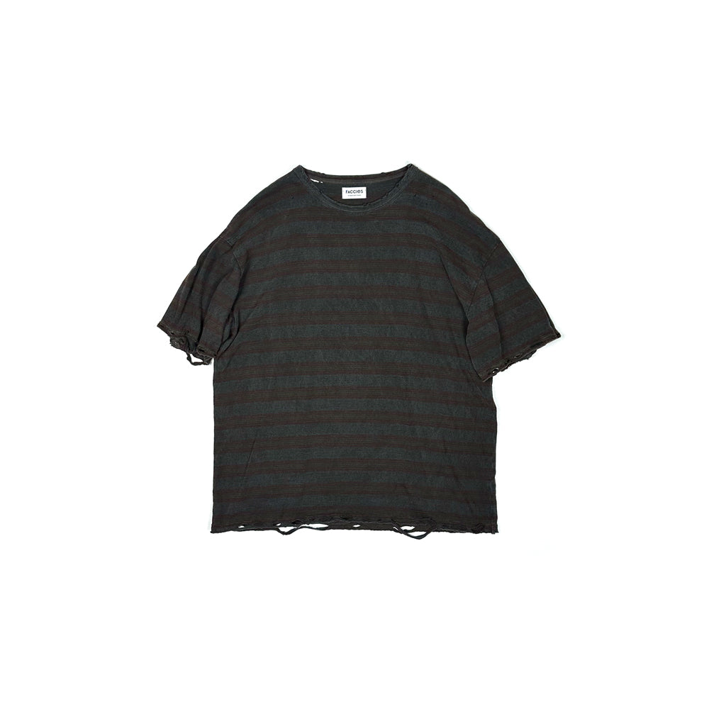 F25S02002-2　Vintage Border Detachable sleeves LS (Damage)