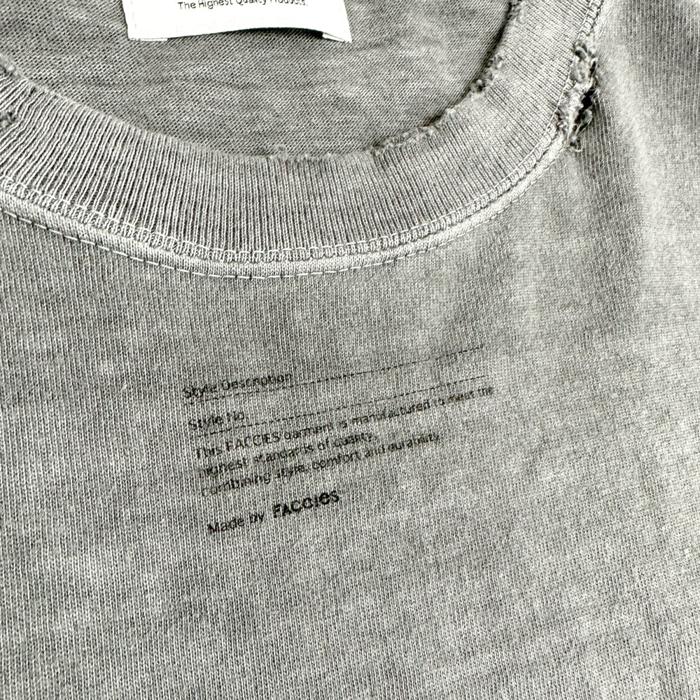 F25S02005-2　Overdye Tight Tee (Damage)