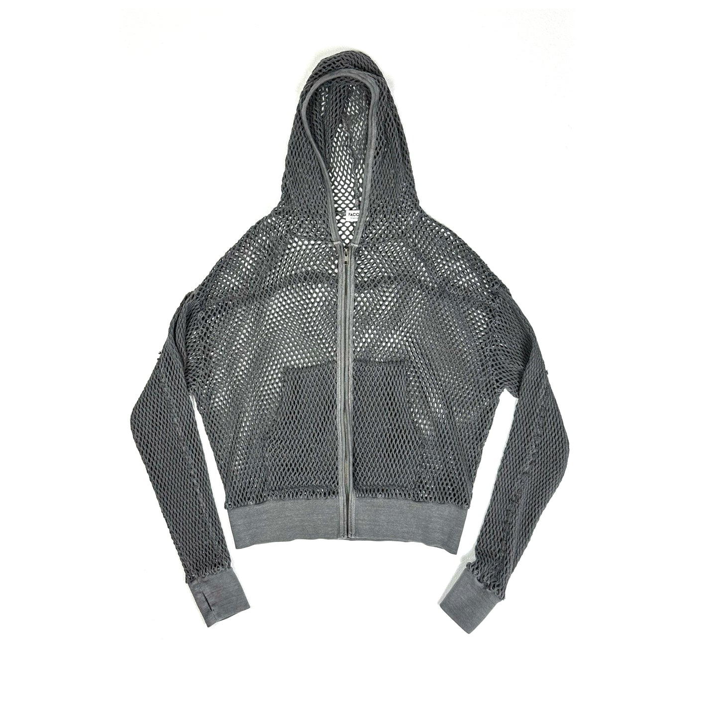 F25S02006　Skeleton Mesh Zip PK