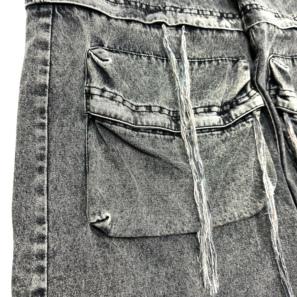 F25S03001　Multi-Pocket Denim Cargo PT