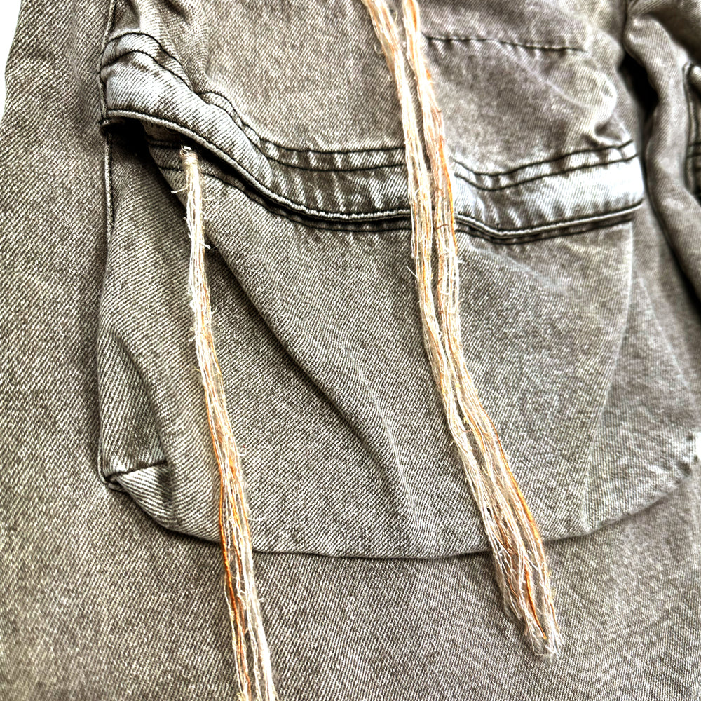 F25S03001　Multi-Pocket Denim Cargo PT