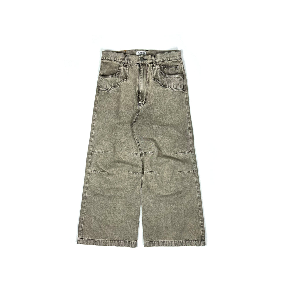 F25S03002　Wide Straight Denim PT